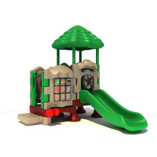 Discovery Center Seedling Natural with Ground Spike Kit Playground