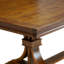 L'ensemble de table de salle à manger 5 pièces se compose d'une table de salle à manger moderne et de 4 chaises de cuisine en polyester gris foncé avec dossier capitonné - Finition noyer antique-1638393897