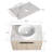 Caelynn 29.5'' Single Bathroom Vanity with Solid Wood Top