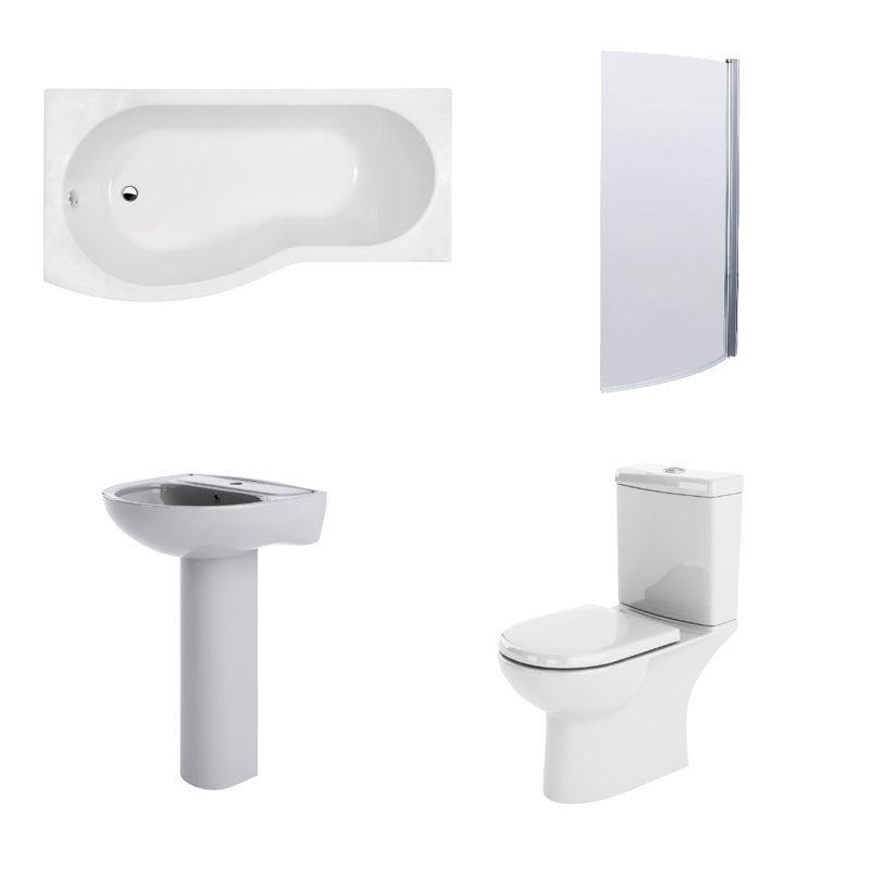 Bathroom Suite, Left-Handed