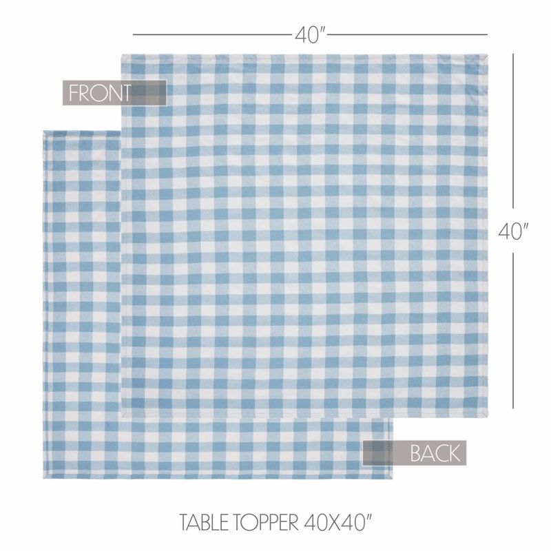 Linge de table à carreaux Annie Buffalo, Bleu / blanc