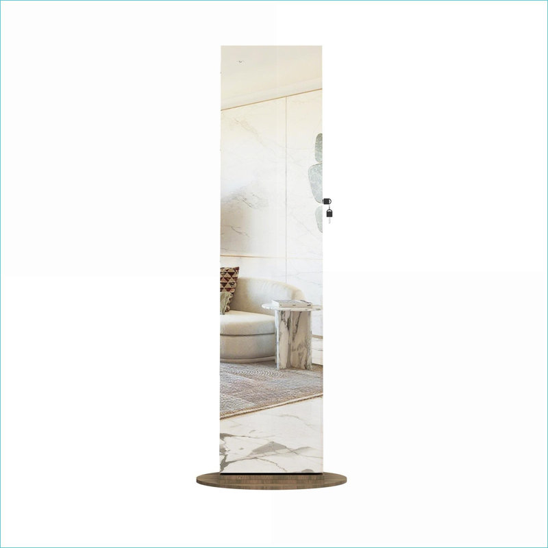 Armoire pour bijoux FlowLuxe, Brun
