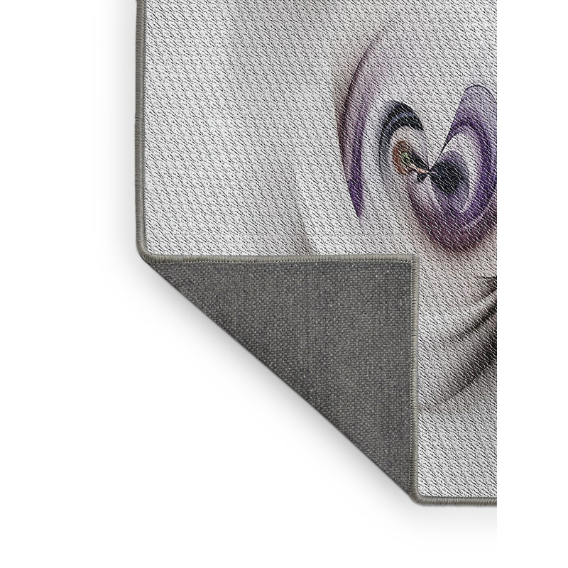 Tapis gris tissé à la machine, Tapis de couloir 2 pi x 5 pi