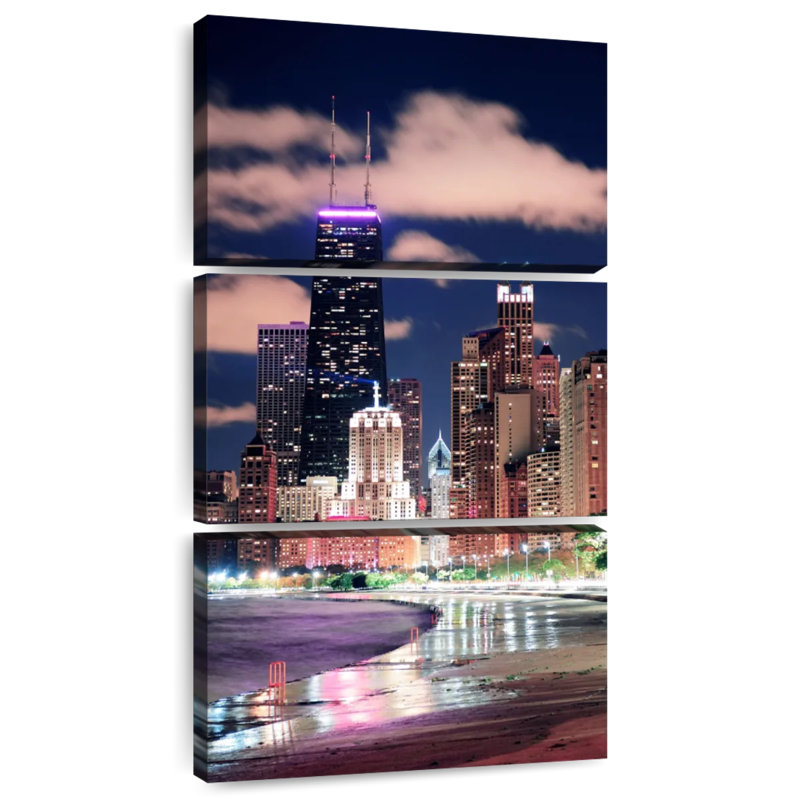 Gratte-ciel de Chicago, H 38 po x l 18 po
