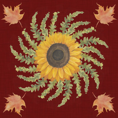 Autumn Floral I 1 Piece Wrapped Canvas Painting