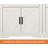 94.5"W Extra-Large Buffet Cabinet, 3-In-1 Farmhouse Storage Cabinet With 3 Drawers And Barn Door Compartment, Spacious Wood Sideboard Buffet With Media Shelves For Office, Bedroom,Cream White-1529715054