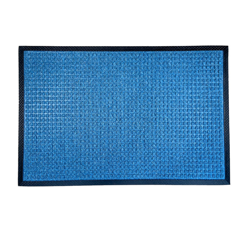 Paillasson Zoeey, Bleu, L 36 po x L 60 po