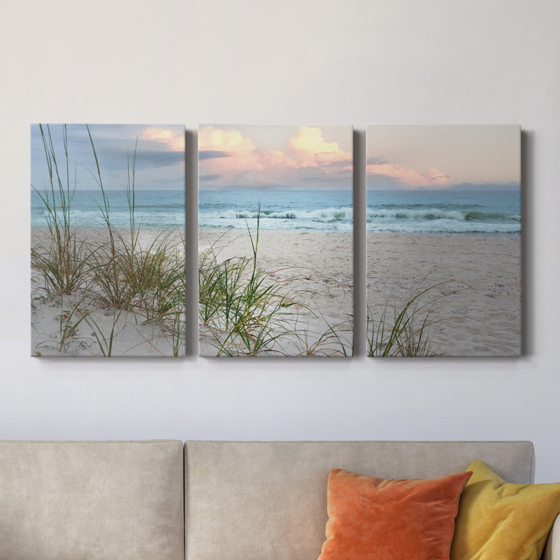 " Beach Driftwood " 3 - Pieces, 18" H x 36" W x 1" D