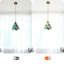 Lustre en verre coloré à 1 lumière de style Tiffany à intensité variable