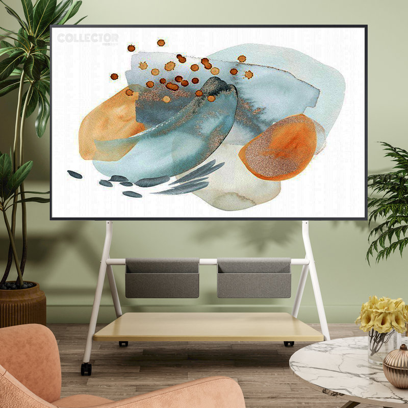 Meuble télé Abigayl, Blanc, 55" - 78"