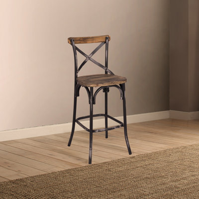 Veale Yahir Armless Bar Stool