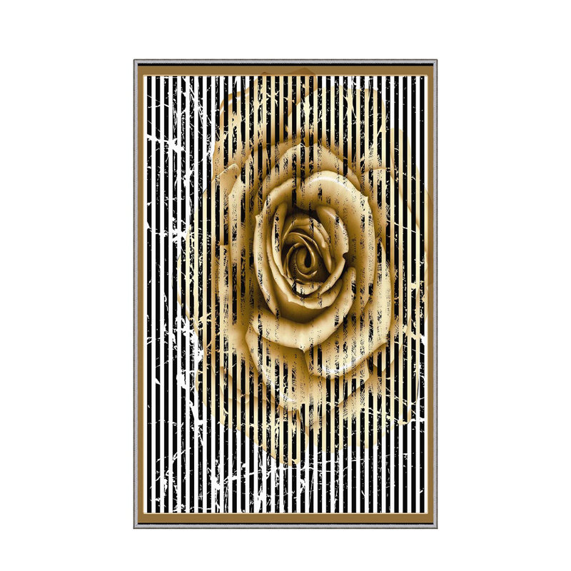 Stylish Woven Carpet (4 x 6 ft), 100% Polyester, 0.4 in Pile Height | Antibacterial, Non-Slip Underside | Machine Washable, 3D Digital Printing | Perfect for Living Room, Bedroom, and Home Decor