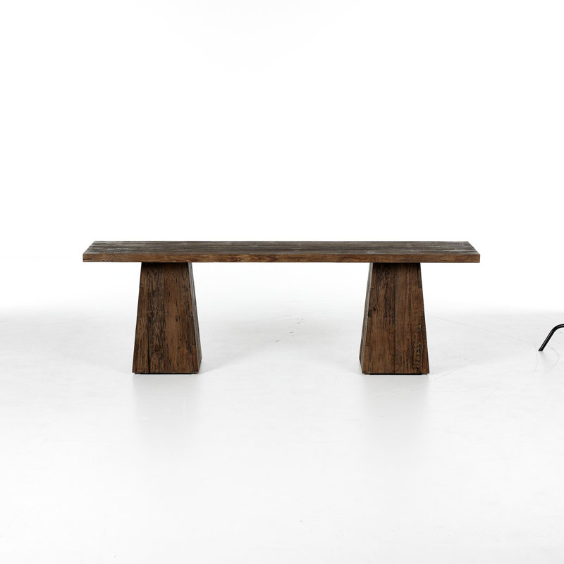 Atlas 94'' W Console Table, Smoked Alder
