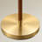 69''  Vintage Tree Floor Lamp With Glass Floral Shade