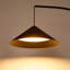 Lampe sur pied à DEL arquée avec base lestée 66 po Devin