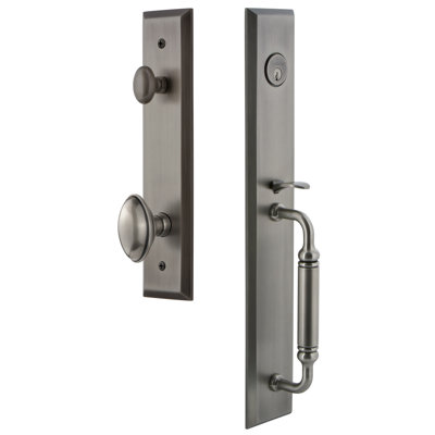Fifth Avenue Complete Inactive Dummy Handleset with Eden Prairie Knob and Rosette
