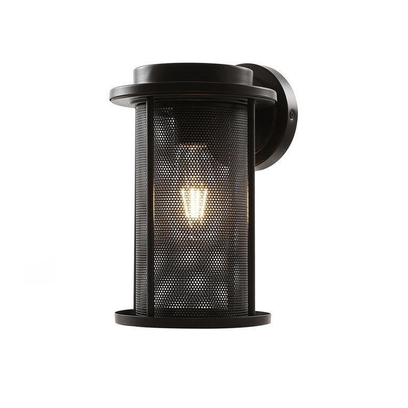 Lampe murale Preston, Noir mat