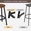 Talayia Counter Stool with Metal Frame-696344995