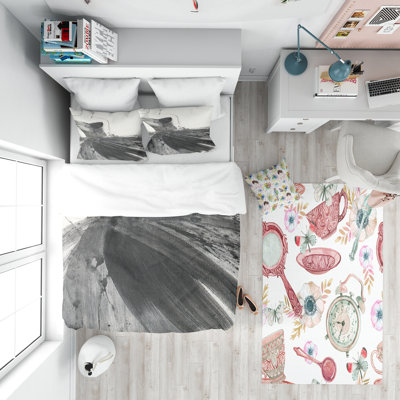 Polyester Abstract Duvet Cover Set