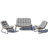 4-person Patio Sofa With Cushions-470841946
