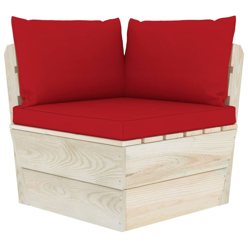 Coussin de siège / dossier d'extérieur, Rouge