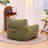 Bean Bag Chair For Adults With Armrests - Oversized Comfy Beige Beanbag Lounge Lazy Floor Sofa Chair-143498661