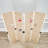 4 Panels 5 FT PegBoard Room Divider Folding Privacy Screen