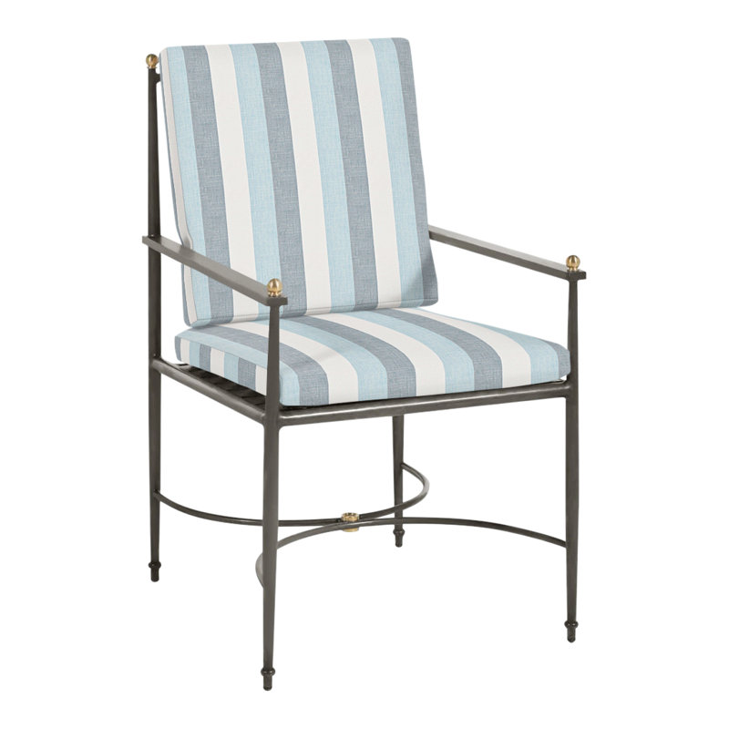 Roma Patio Chair with Cushions, No Welt, Perigold Direction Dew