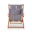 Chaise de plage inclinable avec coussin -2025231142