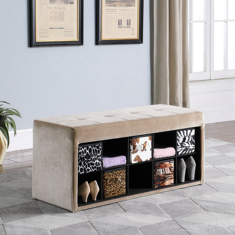 Banc rembourré 100% polyester Aftan
