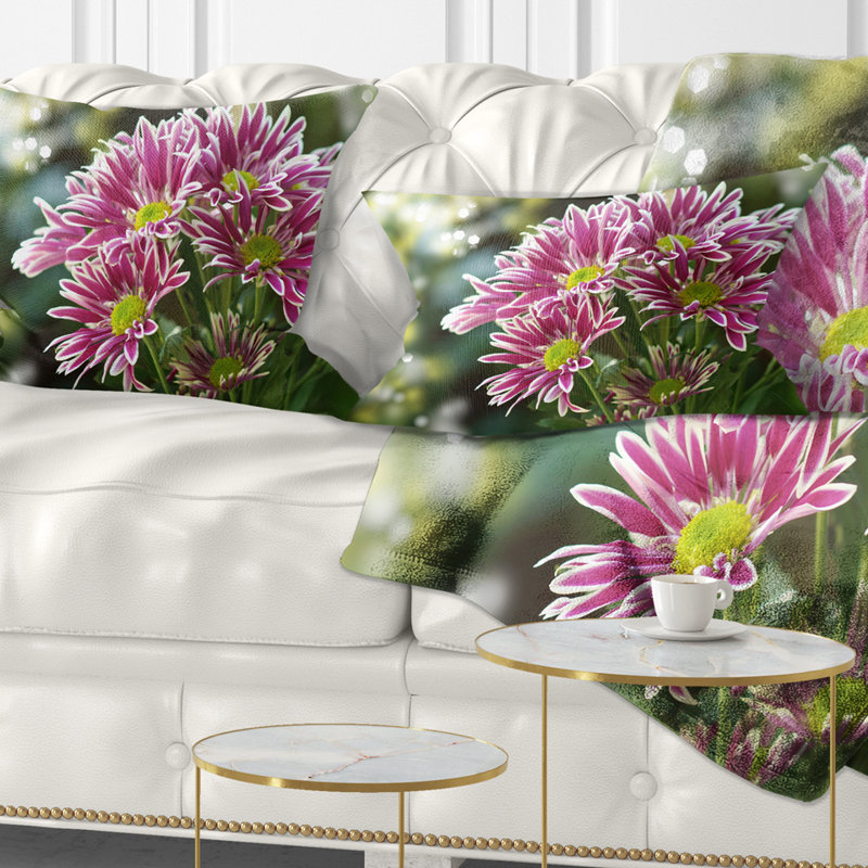 Housse et insert de coussin floral Floral Chrysanthemum