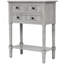Console étroite, canapé mince avec trois tiroirs de rangement et tablette inférieure-1886184249