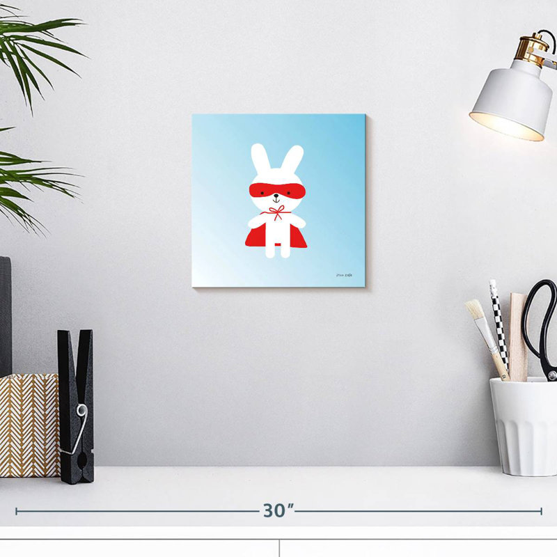 Ashelle Rabbit Super Hero, 10" H x 10" W