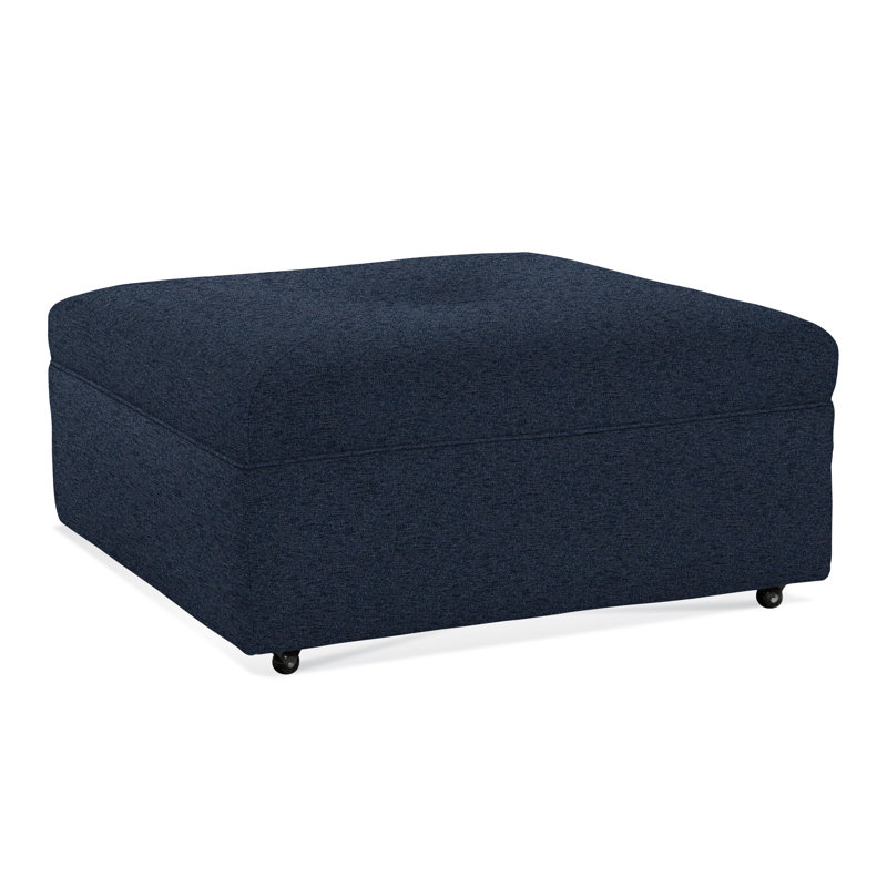 Fremont Upholstered Ottoman, Basic Navy; 0317-61