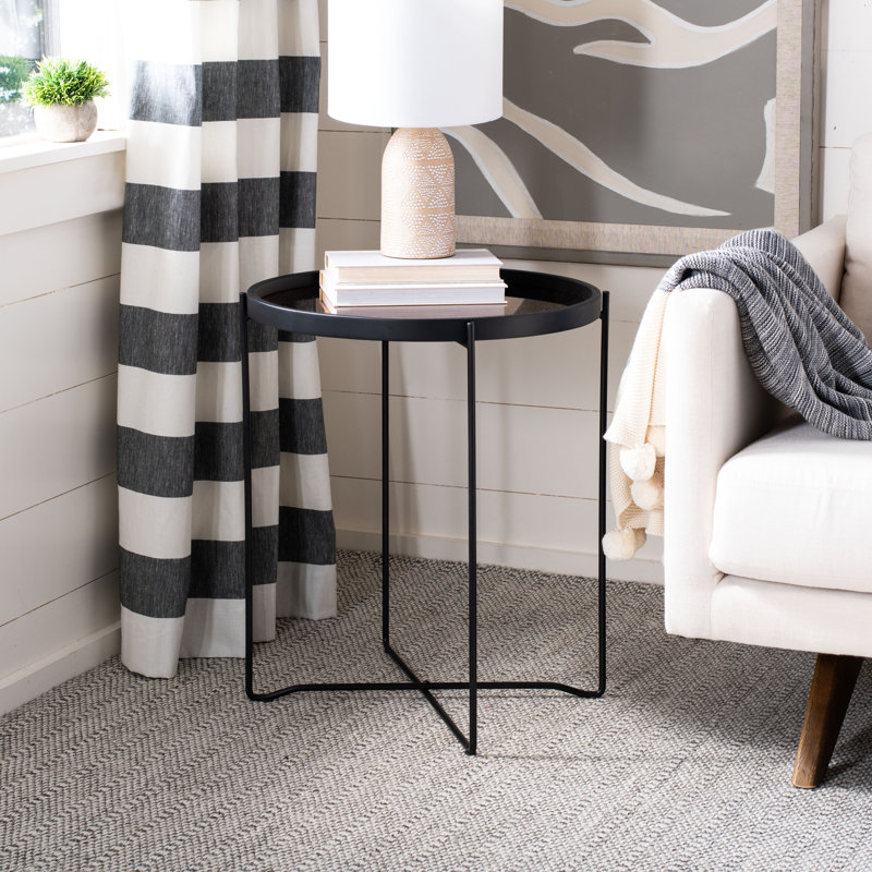 Glass Tray Top End Table