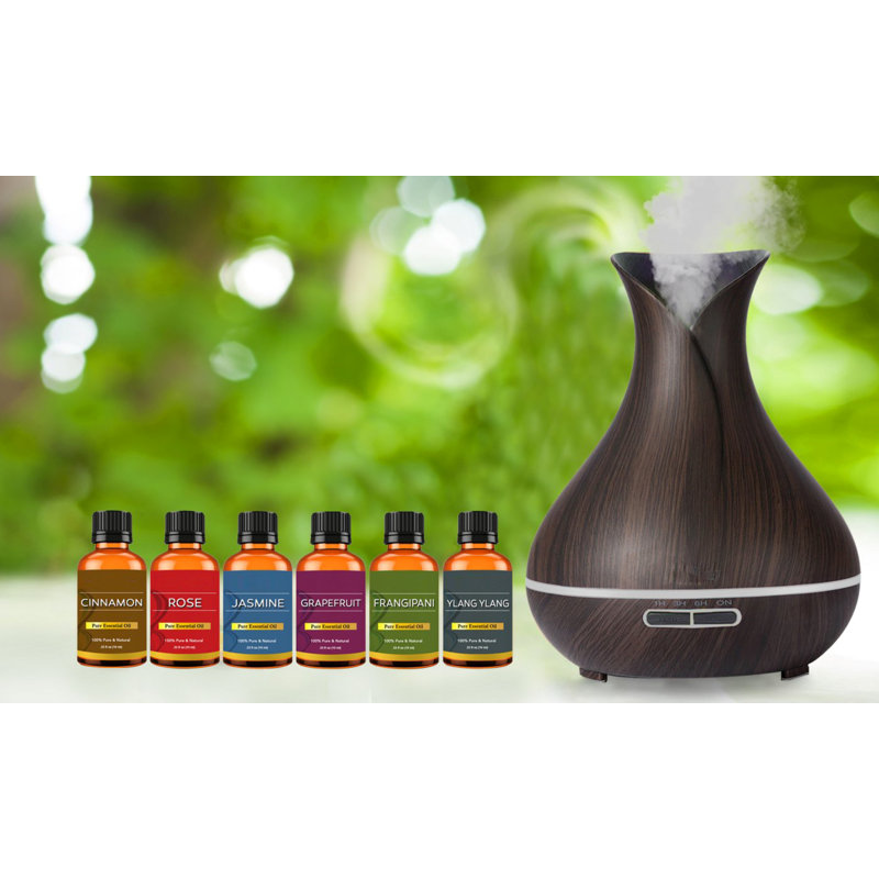 Diffuseur d'aromathérapie Aliet, Brun foncé