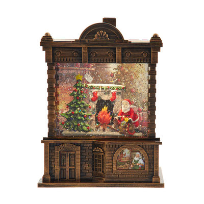 Cette maison-lanterne de père Noël illuminée à piles de 5,84 po de Kurt Adler