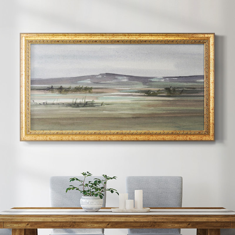 «Mute Marsh I», reproduction d'art sur toile simple, H 29 po x l 53 po x P 2,5 po