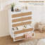 Commode 5 tiroirs Rattan-472634895