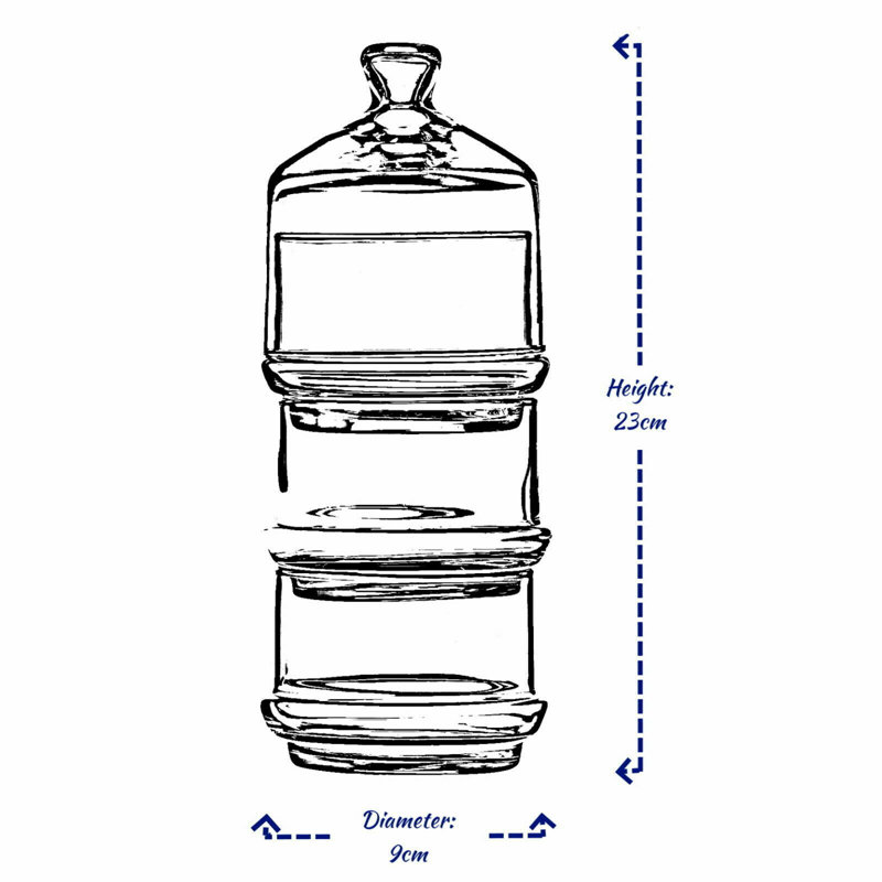 Glass Jar - Set of 3