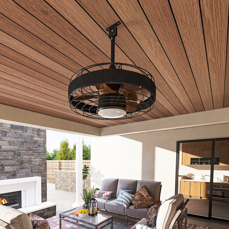 20'' Ceiling Fan With Light Kit Included