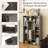  35.5'' H X 24'' W Amyleth Geometric Bookcase-559182996