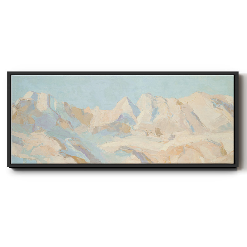Mountain Scape - toile encadrée, H 8 po x l 20 po