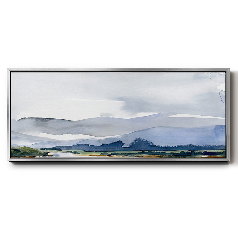 Blue Ridge I- Framed Canvas