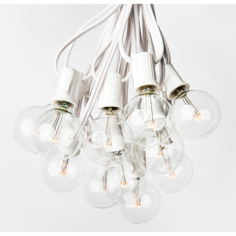 Faustino Outdoor Plug-in Globe String Light, 100 ft.
