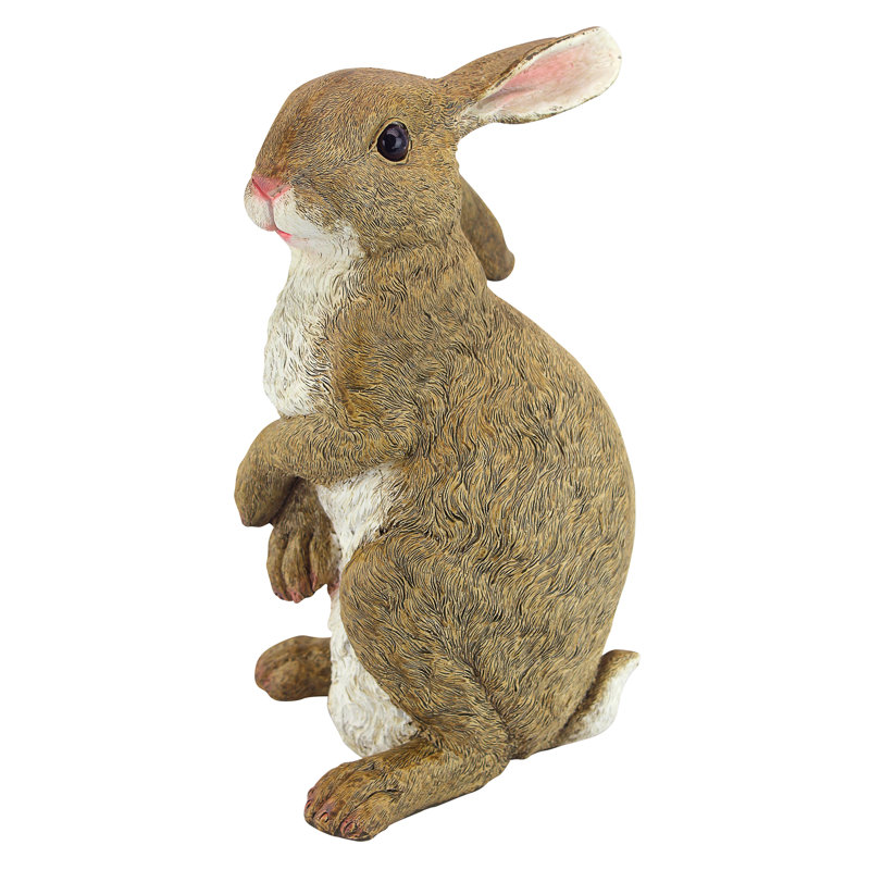 Design Toscano Hopper, the Bunny, Standing Garden Rabbit Statue ...