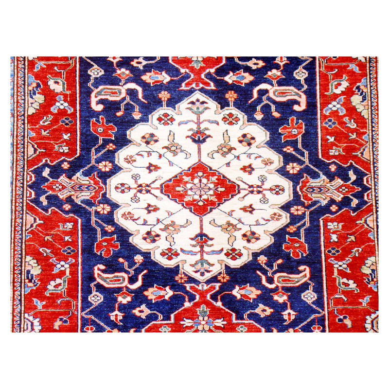 Kazak Hand Woven Wool Area Rug