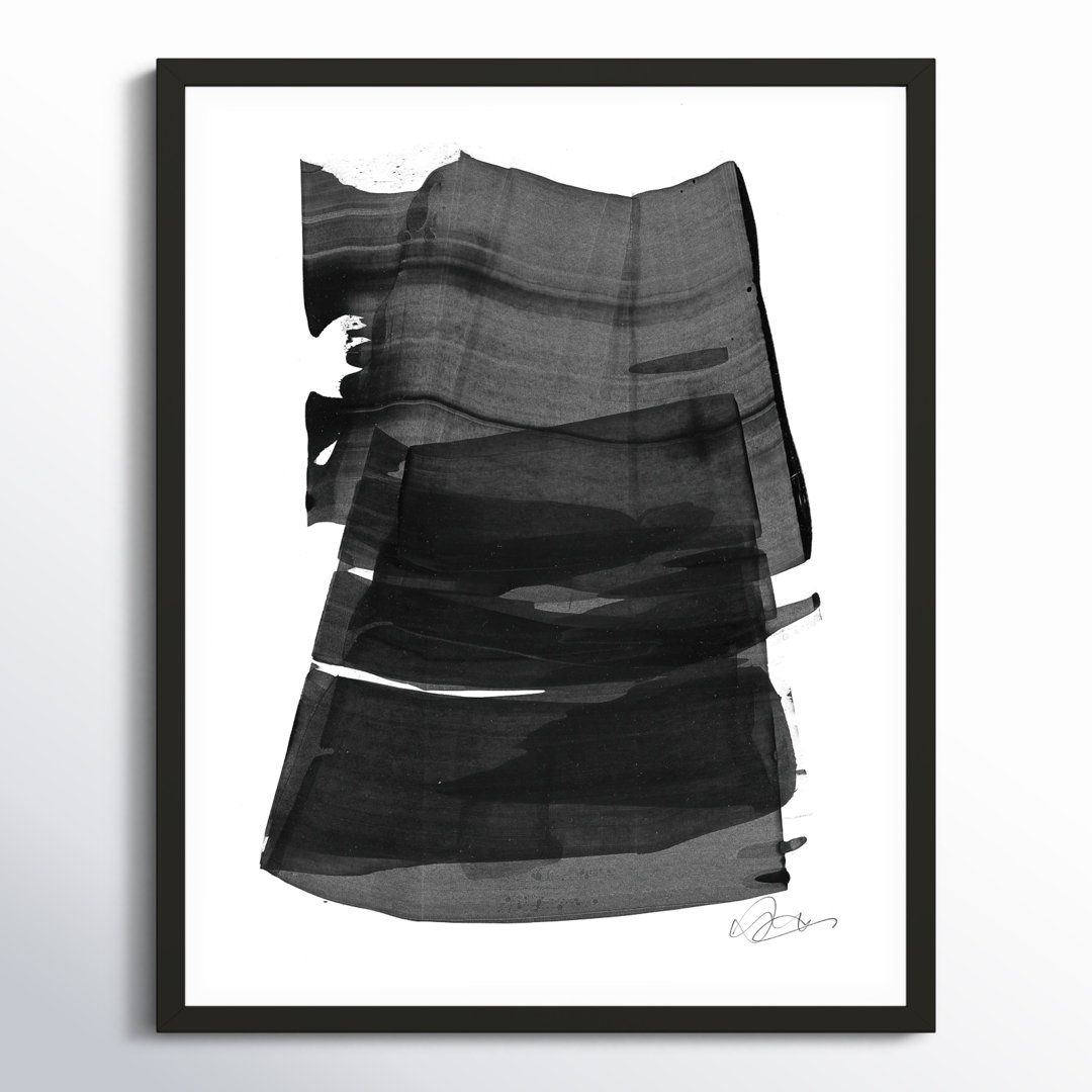 Olivia " Brushstroke 2 " by Jacques Pilon Painting Print AllModern Frame 