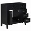 Meuble-lavabo 36 po sans lavabo, base d'armoire seulement, armoire de salle de bain avec tiroirs, structure solide et panneau de fibres à densité moyenne-120330001-120329998