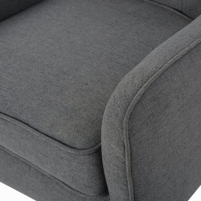 Chaise avec accoudoirs, Charcoal